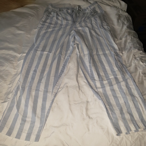 PS Sport Blue and white stripe pants with back pocket and two front pockets Size - Picture 6 of 7
